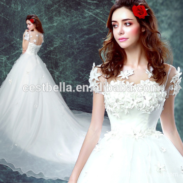 Elegant cheap china custom made sweetheart wedding dress